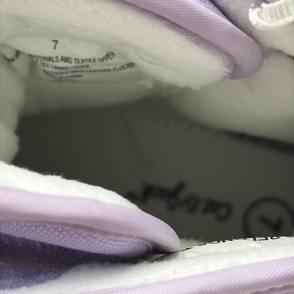 NWT Cat & Jack Purple Winter Boots Toddler Size 7 - Picture 9 of 17